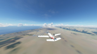 This is Salalah (OOSA) Oman as rendered by Microsoft Flight Sim running out of memory